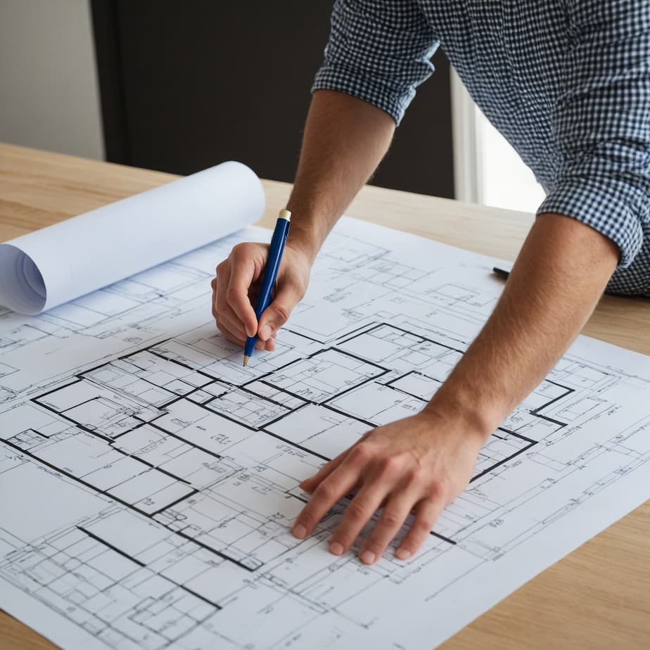 man-is-drawing-plan-table-with-blue-pen(1)
